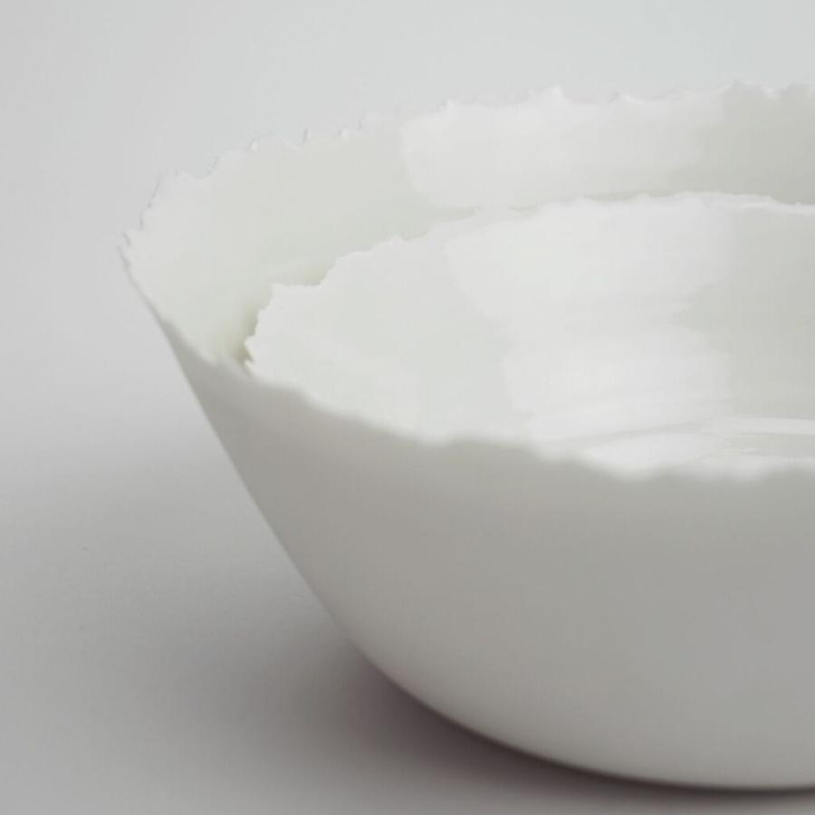 Large White Bowl