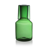 Green Carafe and Glass Set