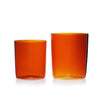 Large Amber Goblets