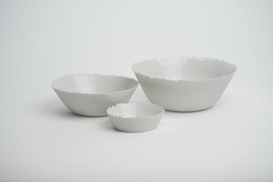 Large White Bowl