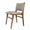 Linen & Teak Dining Chair