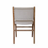 Linen & Teak Dining Chair