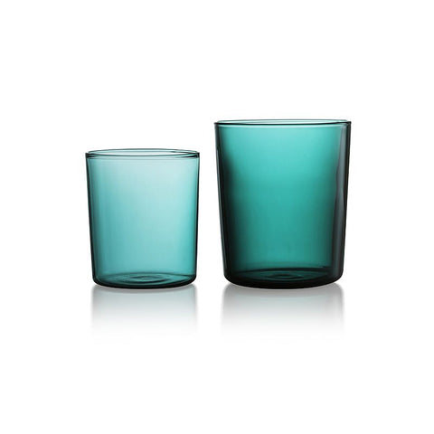 Green Carafe and Glass Set